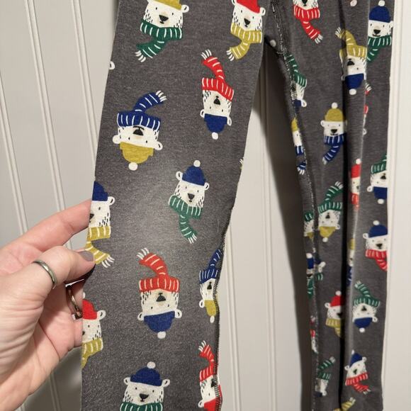 Hanna Andersson Polar Brrr Pajama Set Christmas Polar Bears Kids Size 8 - Picture 5 of 7